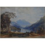 Anthony Vandyke Copley Fielding - Loch Lomond with Ben Vorlich beyond, watercolour,