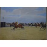 Isaac Cullin (fl 1881-1947) - 'The Cambridgeshire 1913', watercolour,