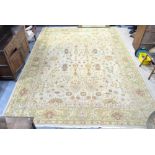 A large Indian Lahore carpet,