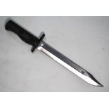 A British SLR LIA3 bayonet, the 20 cm fullered blade dated 1959,