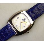 A Ritz Fine Jewellery gentleman's 18ct white gold wristwatch designed by M.