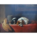 After Edwin Landseer (1802-73) - 'The Cavalier's Pets', oil on canvas,