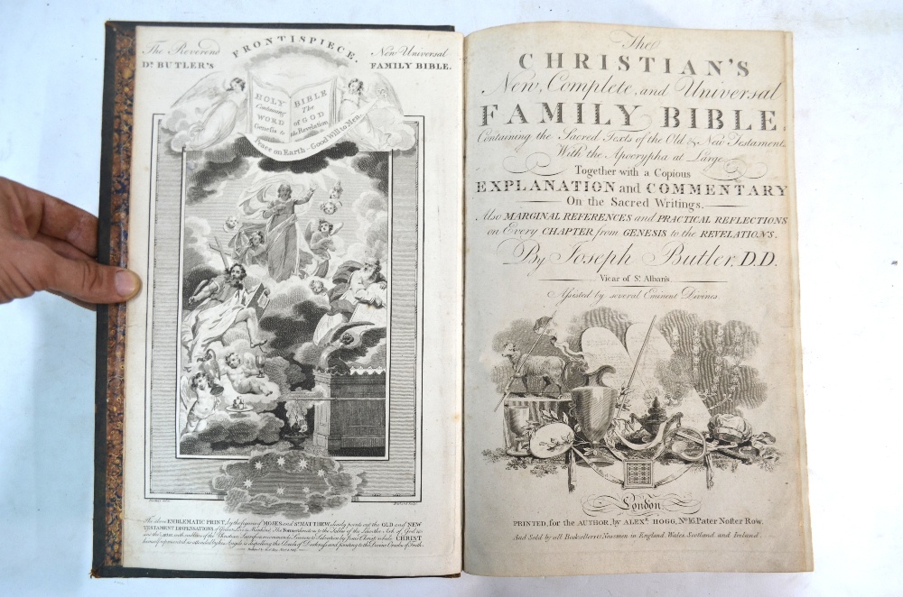Dr Butler's Christmas Family Bible 1794, - Image 3 of 3