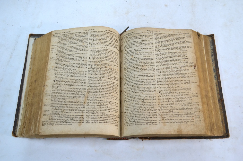 Dr Butler's Christmas Family Bible 1794, - Image 2 of 3