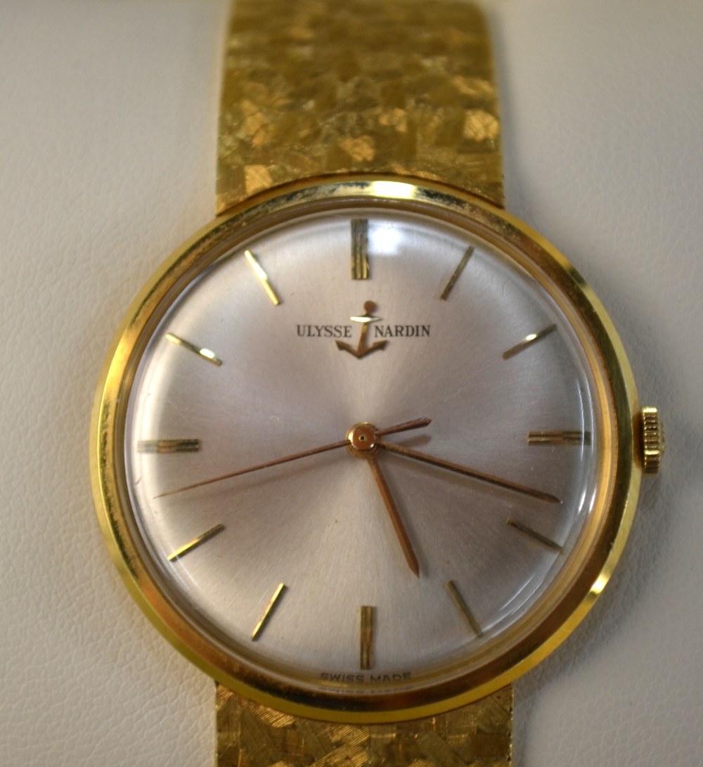 A gentleman's 18ct gold Ulysse Nardin wr - Image 4 of 6