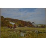 Cyril Ward (1863-1935) - Water meadows w