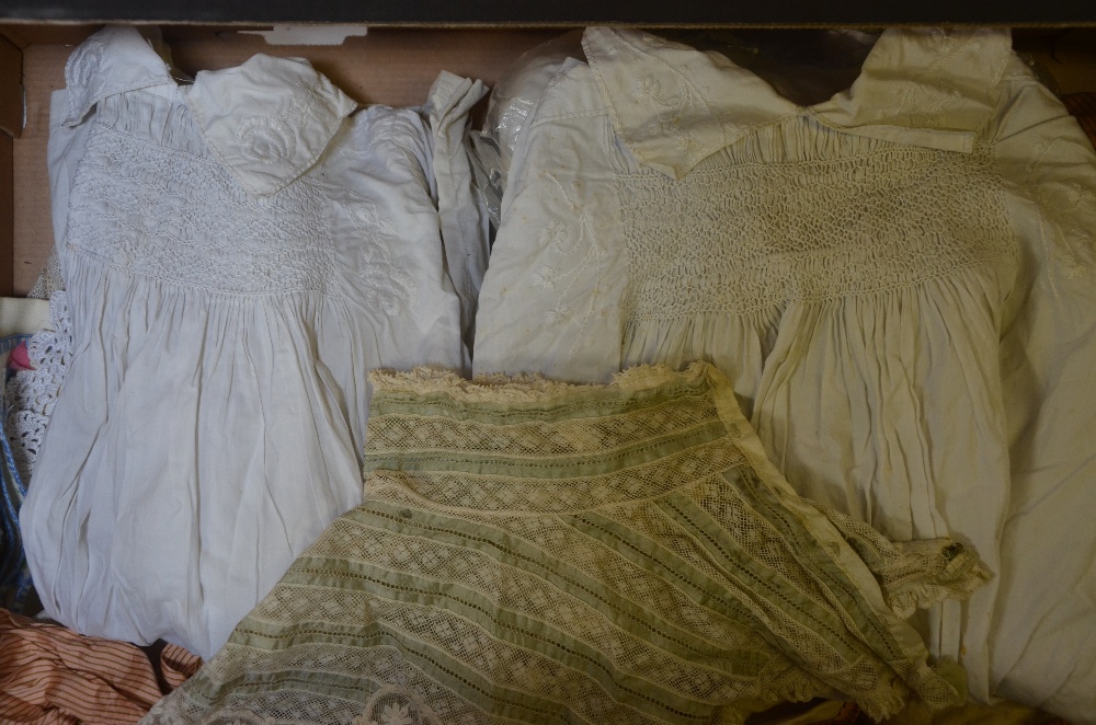 A box of Victorian and later clothing to include; - Image 5 of 5