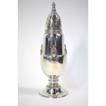 An Art Deco silver baluster sugar caster, Elkington & Co, Birmingham 1930, 6.