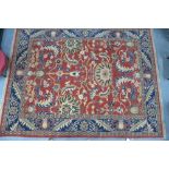 An Indian Lotti design carpet,