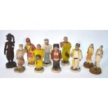 Ten various Burmese, or other South East Asian, figures,