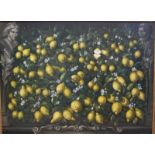 After Bartolomeo Bimbi (1648-1723) - 'Citrus', oil on canvas,