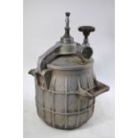 A vintage cast aluminium Easiwork 'Health Cooker' (pressure cooker)