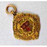 Southampton Football Association Junior Cup Winners medal, 1930-31, with red enamelled crest,