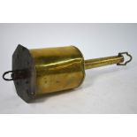 A 19th century copper and brass clockwork spit by G Salter