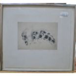 Terry Wilson (b 1948) - 'Anatomy of a scream', artist proof platinum print,