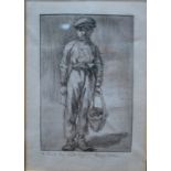 George Bain (1881-68) - Four drypoint etchings - 'A Greek boy with eggs', 'An old Turk',