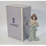 A boxed Lladro figure - Petals of Love, no.