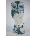 A Rye Pottery model of an owl, by J Sharp, 27.