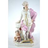 A late 18th/early19th century Derby figure of John Wilkes, MP, c.