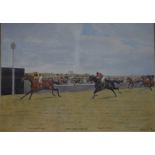 Isaac Cullin - (fl 1881-1947) - 'Jockey Club Stakes 1913', watercolour,