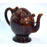 A 19th century Spode Cadogan teapot in the Chinese style,