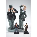 Two Royal Doulton figures - Stan Laurel, HN2774, and Oliver Hardy, HN2775,