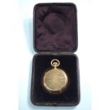 An interesting 19th century Patek Philippe & Co 18ct gold full hunter pocket watch,