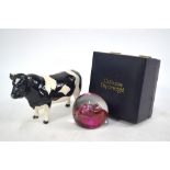 Beswick model of a Fresian Bull Champion Coddington,