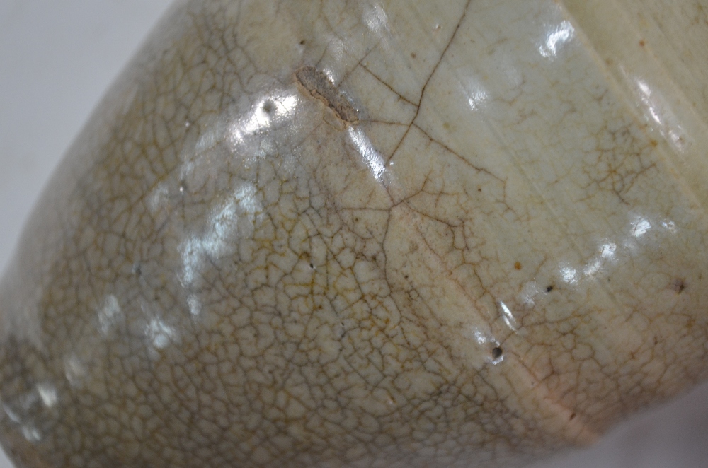 Two celadon flattened oviform jarlets, - Image 7 of 8