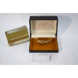 A lady's 9ct gold Longines wristwatch wi