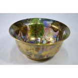 A Wedgwood Fairyland lustre flared bowl designed by Daisy Makeig-Jones, patt.