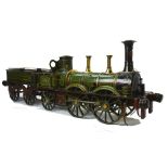 An extremely rare mid 19th century 1 inch gauge exhibition quality scale model live steam Hawthorn