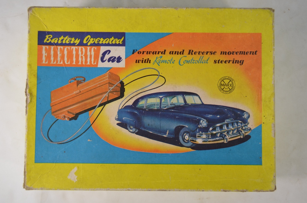 A boxed Marx Toys Battery Operated Electric Car - 'Forward and Reverse Movement with Remote - Image 7 of 8