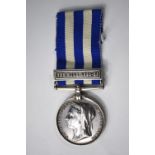 An Egypt 1882-89 Medal with one bar, The Nile 1884-85 to 5410 Pte. C. Brown, C & T.