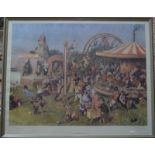 After Terence Cuneo (1907-96) - 'The Cheese Fair', ltd ed print, pub Fine Arts Trade Guild,