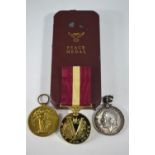 Medals - A WWI Lieut. H.W. Halfhide, RAF; Victory medal to 74033 Pte. F.A. Cook R.A.M.C.