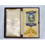 Masonic - 1956 gilt metal and enamel jewel, Golden Square Lodge,