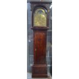 Matthew Fuler, Bedminster, an 18th century 8-day mahogany and stained pine longcase clock,