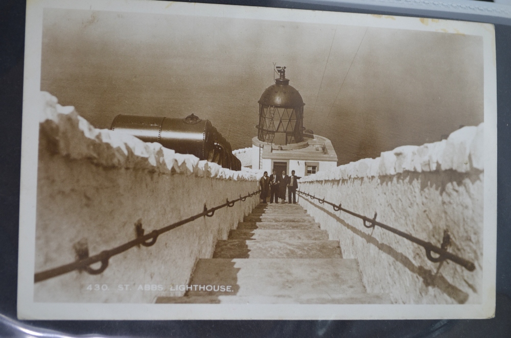 An interesting collection of vintage postcards - lighthouses, lightships and coastguard stations, - Image 5 of 6