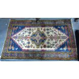 An antique Persian Malayer rug,