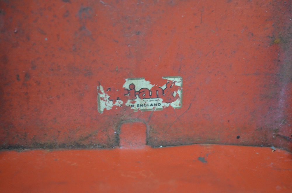 A large Tri-ang Dairy tinplate model Bedford Tipping Truck, c/w six churns, - Image 7 of 9