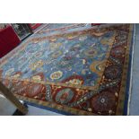A fine large Persian Ziegler design Tabriz carpet,