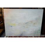 Isabel Shaw - Impressionistic abstract study, oil on linen, signed and dated '98 to reverse,