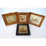 Three small 19th century animalier needleworks - talbot,