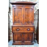 A good quality early Victorian secretaire cabinet,