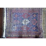 An antique Persian Afshar rug,