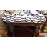 Royal Worcester 'Sandringham' dinner, tea and coffee service comprising: six 27 cm plates, six 20.