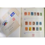 An album of New Zealand postage stamps - definitives and commemoratives 1855-1954,
