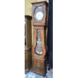 A 19th century French longcase clock,