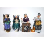 Four Royal Doulton figures - A Stitch in Time, HN2352; Twilight, HN2256; Embroidering,